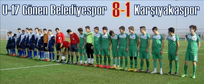 U-17 Gönen Belediyespor 8-1  Karşıyakaspor  