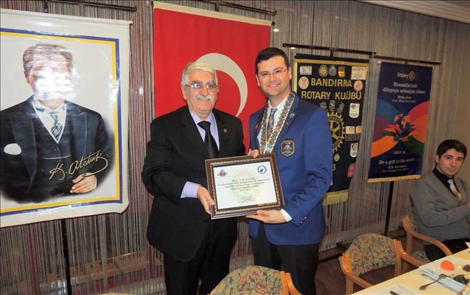 Rotary Kulübü, gazeteci Balıkçı´yı konuk etti