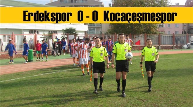 Erdekspor-Kocaçeşme maçında gol yok