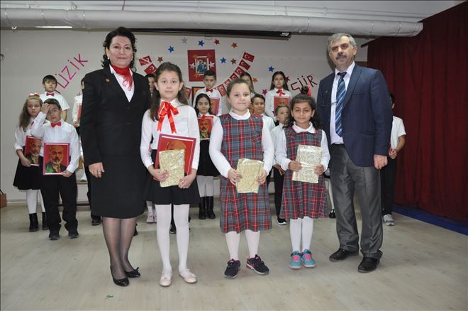 Yaman Egeli İlkokulunda İstiklal Marşımızın Kabul töreni