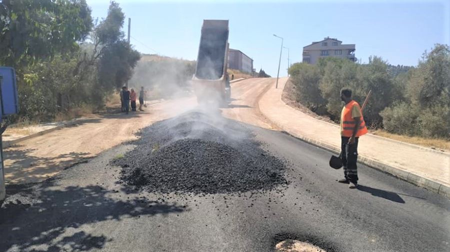 Erdek Belediyesi’nden asfalt çalışmaları