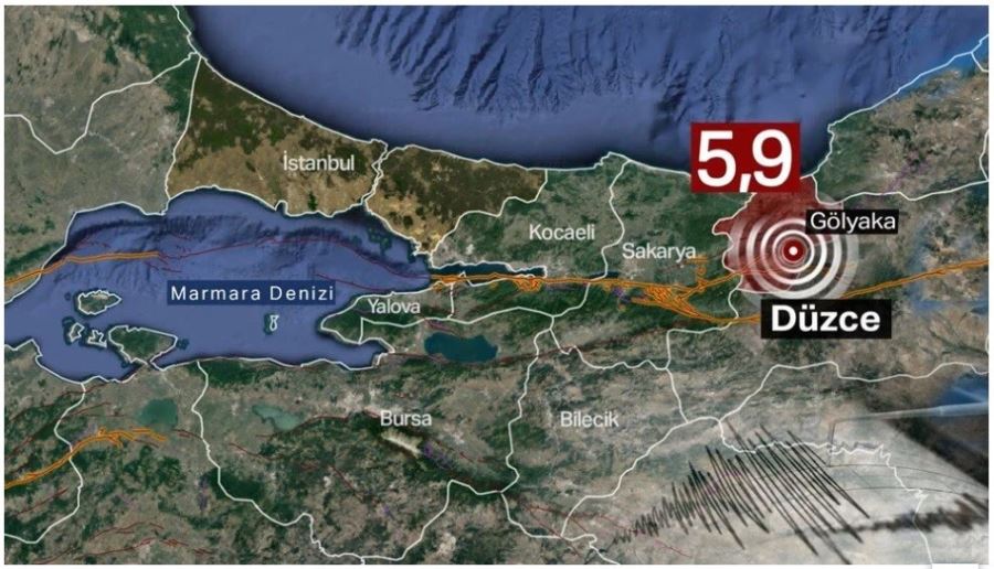 5,9 büyüklüğünde deprem