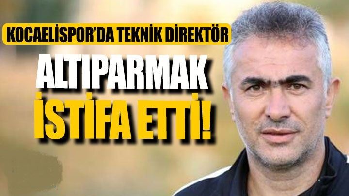 Kocaelispor Teknik Direktörü istifa etti