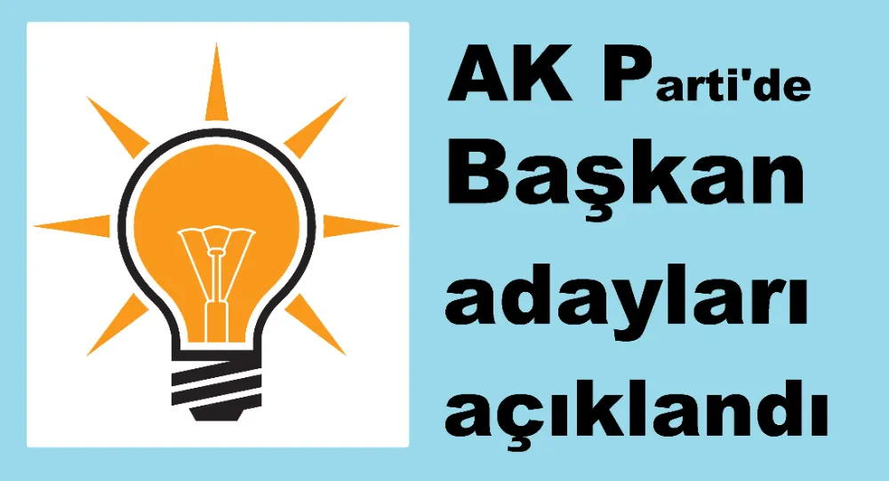 AK Parti Balıkesir ilçe Belediye Başkan adayları netleşti