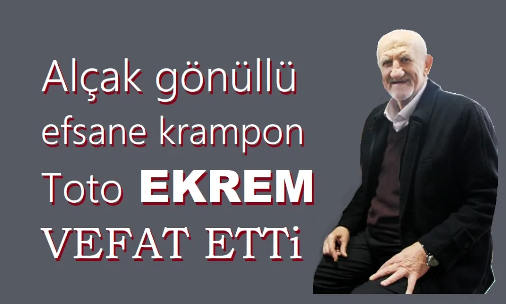Bandırmaspor’un eski futbolcusu “Toto Ekrem” vefat etti