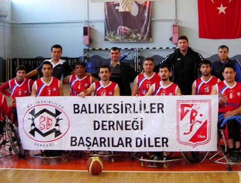 Balıkesir Bedensel Engelli Basketbol takımı, Ankara deplasmanında destek buldu.