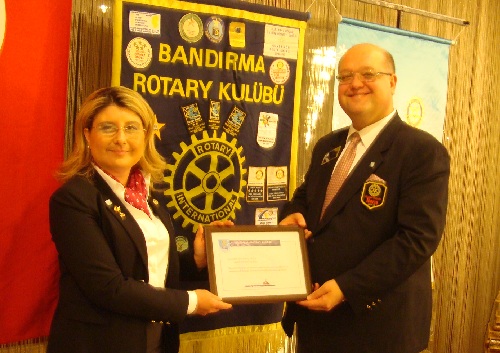 Rotary bölge başkanını ağırladı