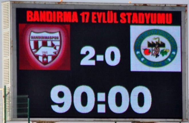 Bandırmaspor 2-0 Nazilli Belediyespor
