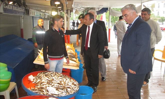 Kaymakam Sonel, esnaf ziyaretlerinde