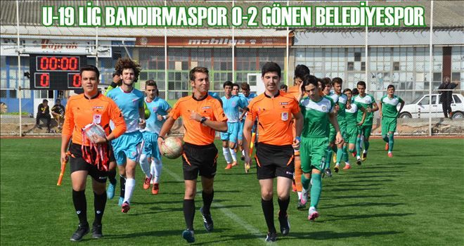 U-19 LİG BANDIRMASPOR 0-2 GÖNEN BELEDİYESPOR