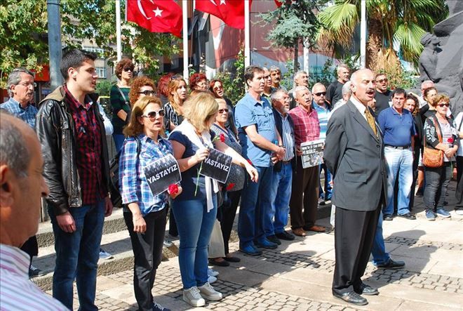 Kanlı eyleme protesto