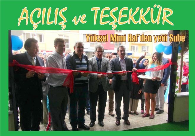 AÇILIŞ ve TEŞEKKÜR