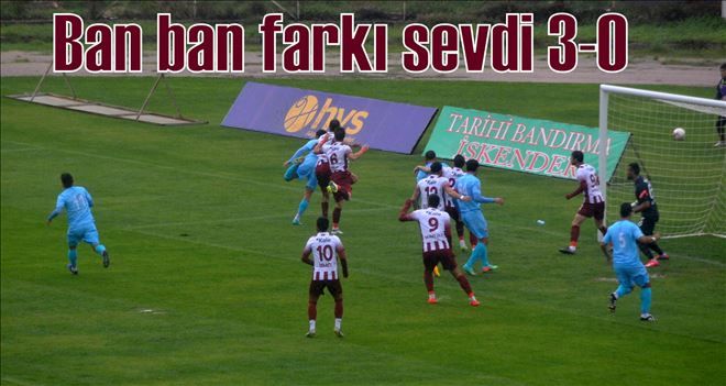 Bandırmaspor, Kahramanmaraşspor´a patladı: 3-0