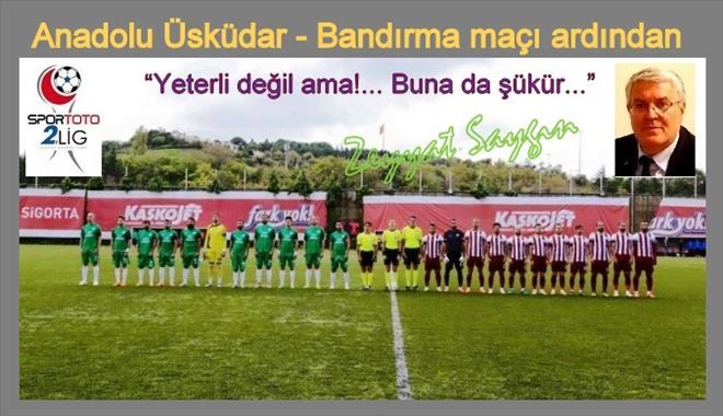 1 puan´a üzülsek mi? Sevinsek mi?...