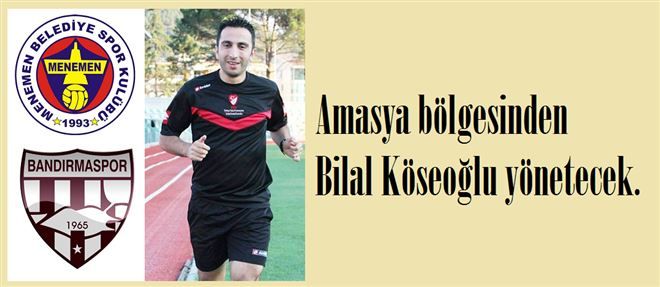 Bandırmaspor maçına Amasya´dan hakem