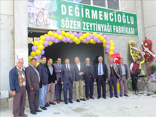 HAVRAN´DA DEVLET DESTEKLİ ZEYTİNYAĞI TESİSİNİN AÇILIŞI YAPILDI