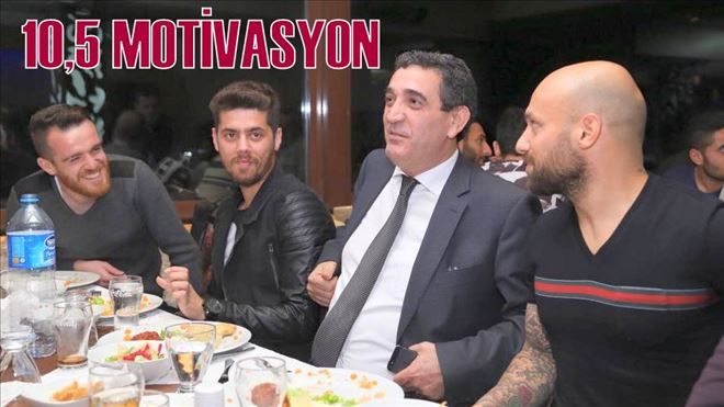 Başkan´da moral buldu