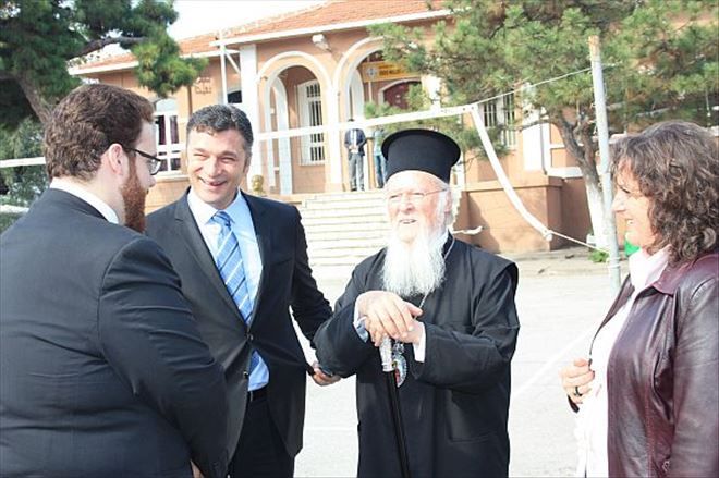 Başkan Sarı, Bartholomeos´un konuğu