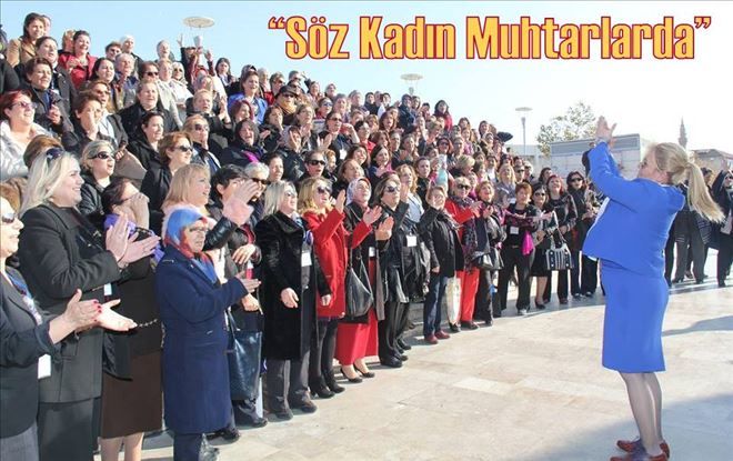 Kadın Muhtarlar´dan gövde gösterisi