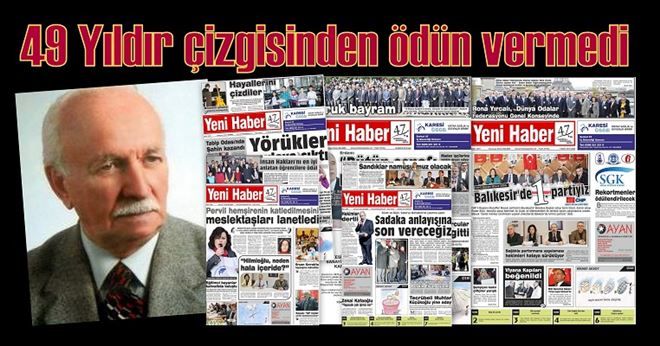 Yeni Haber Gazetesi´nin 49. Kuruluş panelle kutlayacak.
