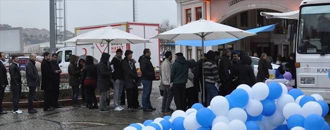 Naz için koştular