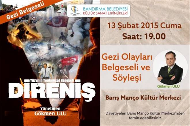 Yönetmen Gökmen Ulu, Bandırma`da