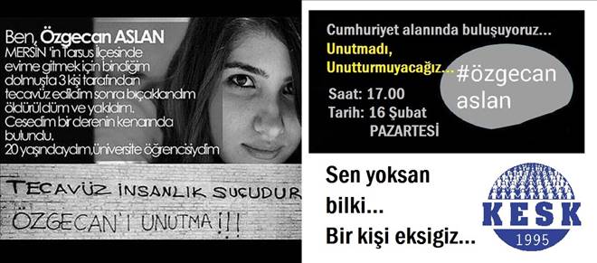 Bandırma, Özgecan için buluşuyor...