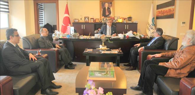 BAŞKAN MİRZA`YA VERGİ HAFTASI ZİYARETİ