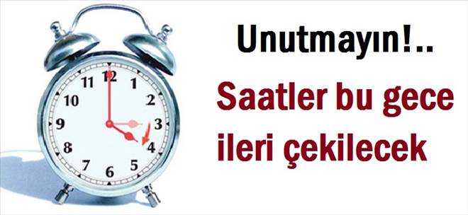 Unutmayın!..