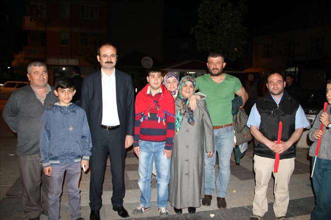 Manyas`ta anlamlı uğurlama