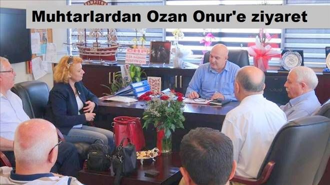 Muhtarlar, Ozan Onur´un makamında buluştu