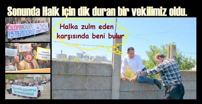 Halk´a vekil olmak bu olsa gerek