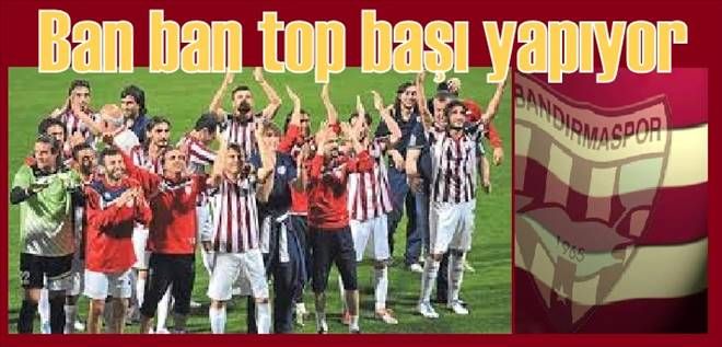 Bandırmaspor topbaşı yapıyor.