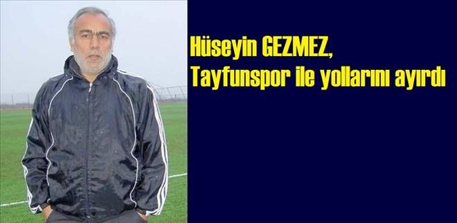 Gezmez, Tayfunspor ile yollarını ayırdı.