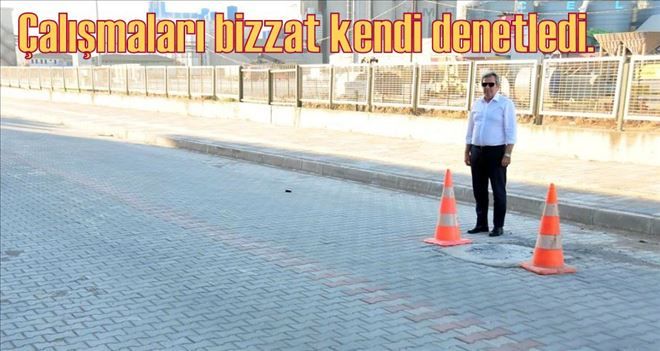 Aşağı istasyon yolu trafik´e açıldı.