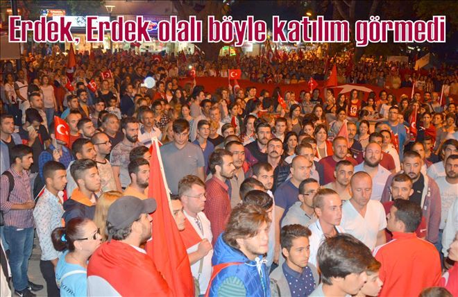 Erdekli Şehitlerine yürüdü