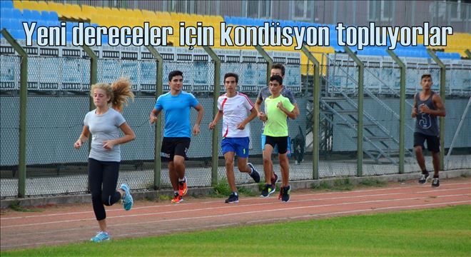 Erdekli atletler yeni sezona hazırlanıyorlar. 