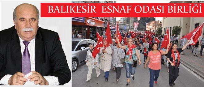 Balıkesir´de Terörü protesto yürüyüşü