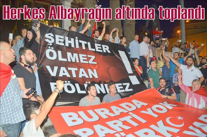 Bandırma Şehitlerine sahip çıktı.