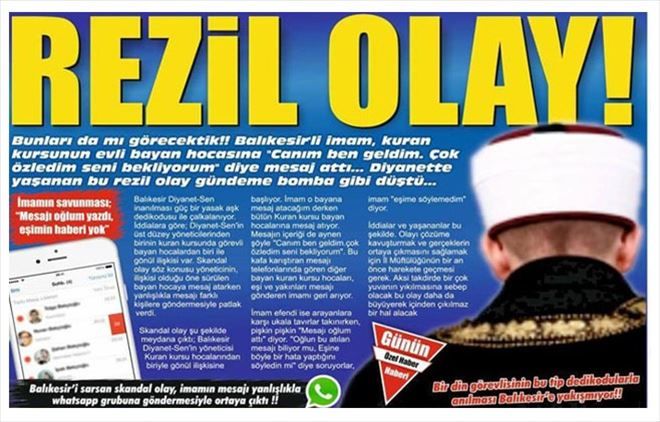 Büyükşehir bu rezalet ile çalkalandı.