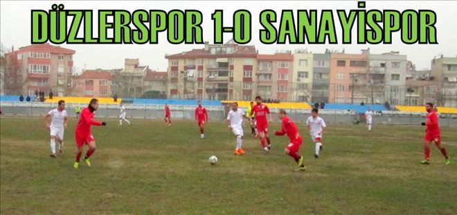 Düzler, rövanşta Sanayispor´a şans tanımadı 1-0