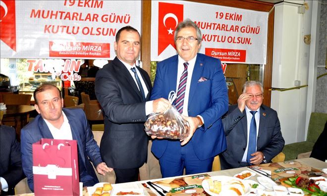 Çakıl Muhtarından harman ürünü Kestane