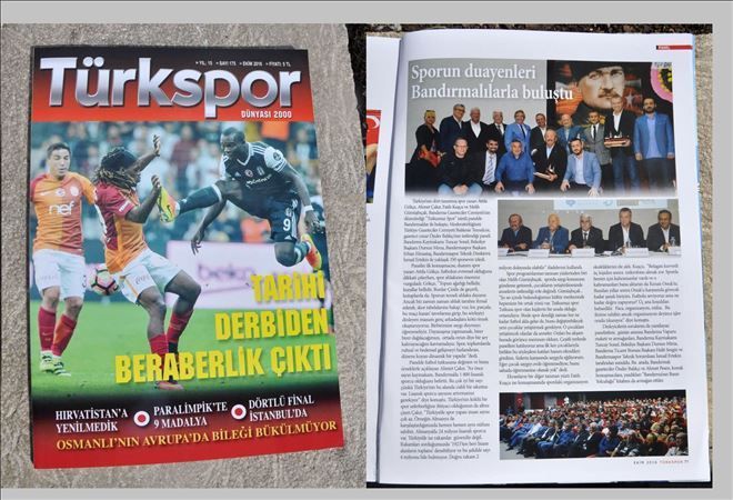 Bandırma´daki panel ?Türkspor? dergisinde