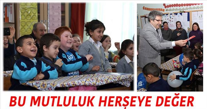 Çocuklarımızın yüzündeki mutluluk her şeye değer
