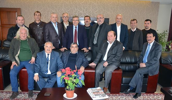 Esnaf Odalarından Başkan Mirza´ya ziyaret