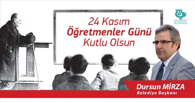 Başkan´dan Öğretmenler günü mesajı