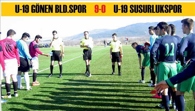 U-19 lig´de, Susurluk, Gönen´de gol yağmuru ile ıslandı.