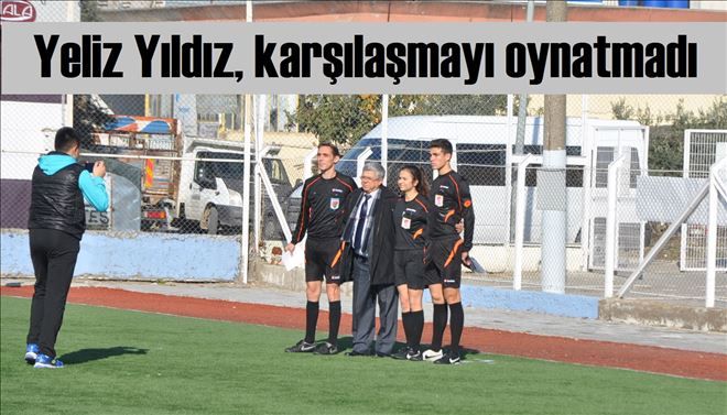 Maçı tatil etti