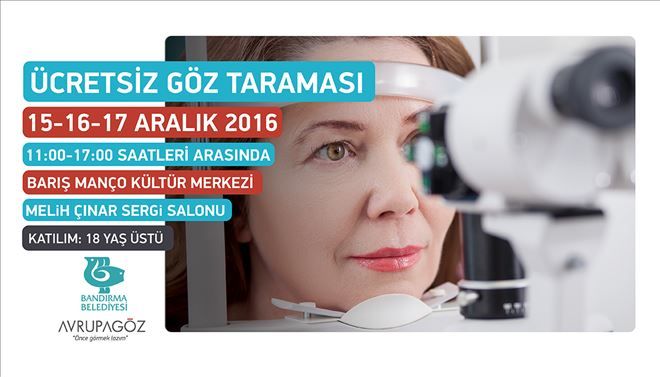 ÜCRETSİZ GÖZ TARAMASI