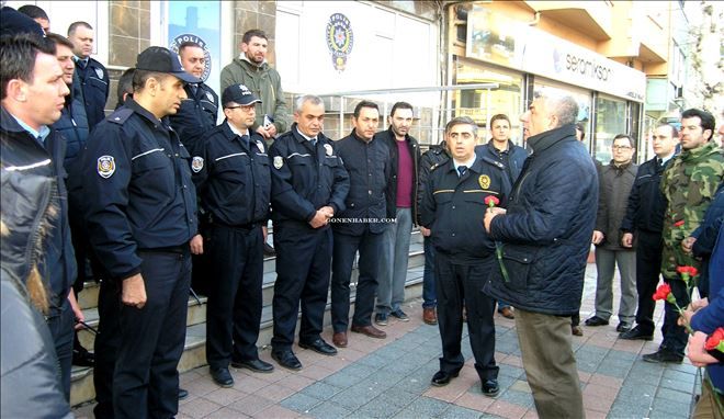 Gönenli gençlerden taziye ziyareti